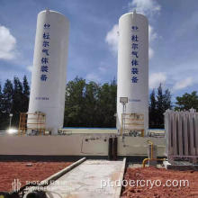 Tanque de LN2O criogênico para armazenamento de gás hilariante líquido